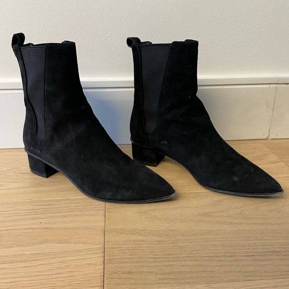 Ash Pointy Suede Booties Sz 7 - Picture 3 of 4